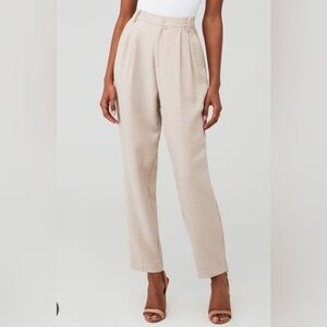 MINKPINK Florentine Beige Houndstooth Pant